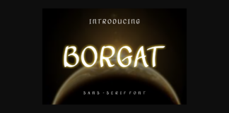 Borgat Font Poster 1