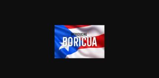 Boricua Font Poster 1