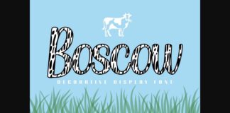 Boscow Font Poster 1