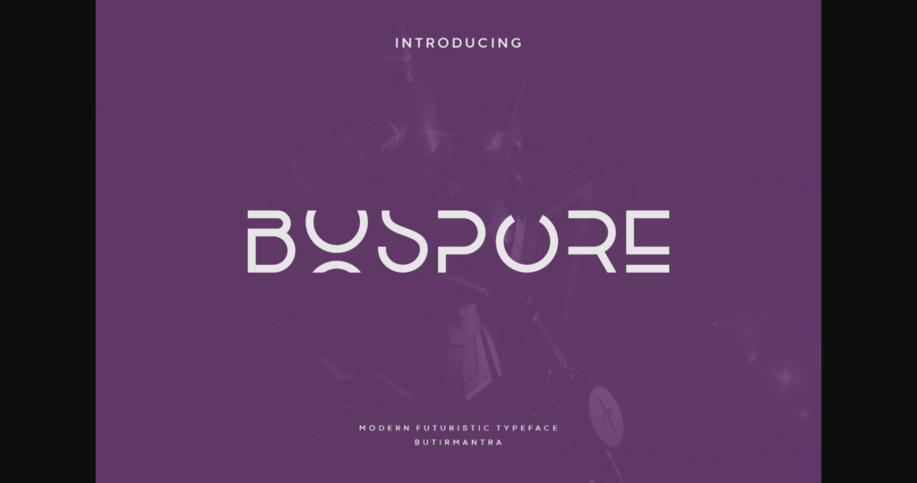 Bospore Font Poster 3