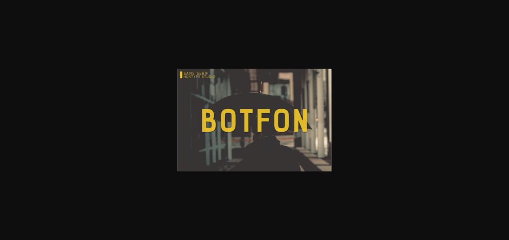 Botfon Font Poster 3