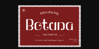 Botuna Font Poster 1