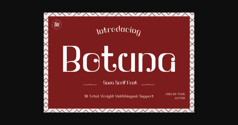 Botuna Font Poster 1