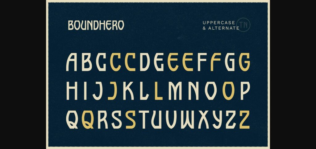 Boundhero Font Poster 4