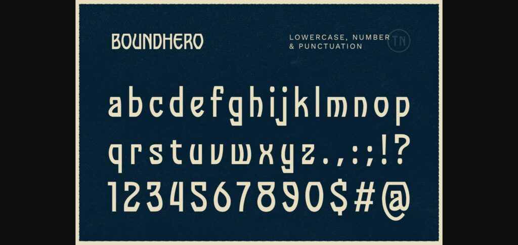 Boundhero Font Poster 5