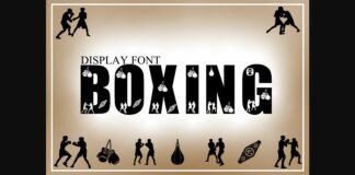 Boxing Font Poster 1