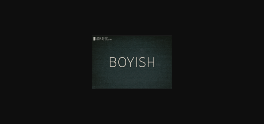 Boyish Font Poster 3