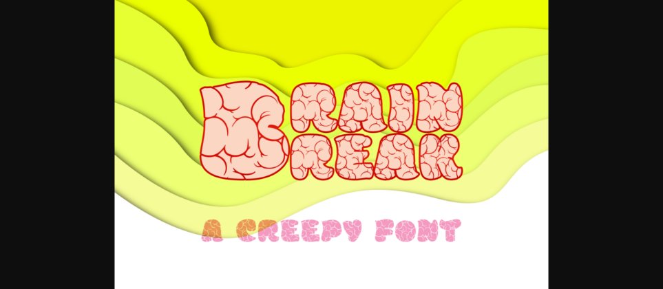 Brain Break Font Poster 3