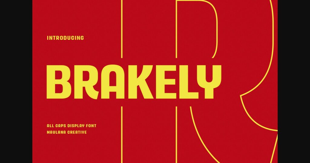 Brakely Font Poster 1