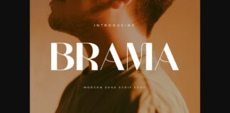 Brama Font Poster 1