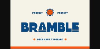 Bramble Font Poster 1