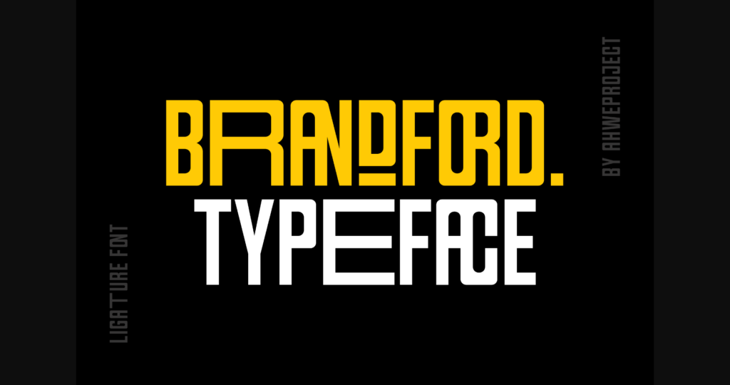 Brandford Font Poster 3