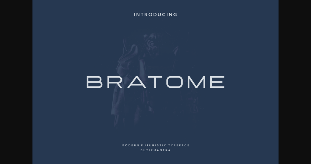 Bratome Font Poster 3