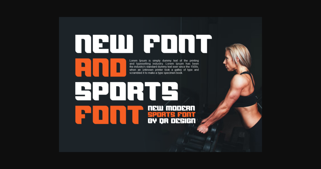 Break Sporter Font Poster 5