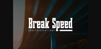 Breakspeed Font Poster 1