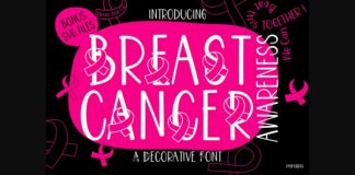 Breast Cancer Awareness Font Poster 1