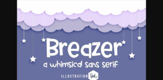 Breazer Font Poster 1