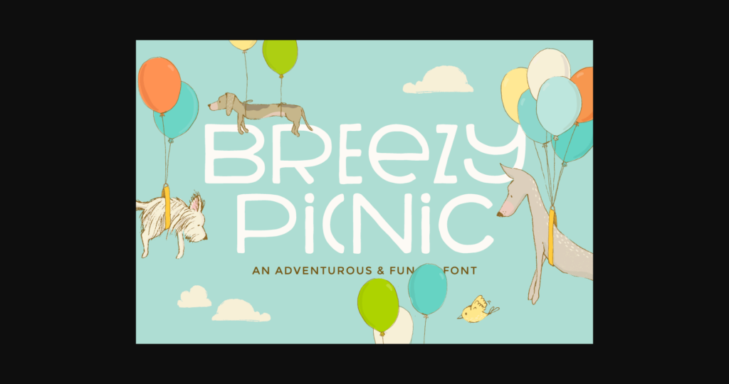 Breezy Picnic Font Poster 3