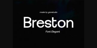 Breston Font Poster 1