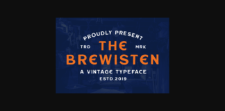 Brewisten Font Poster 1