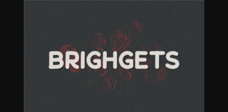 Brighgets Font Poster 1