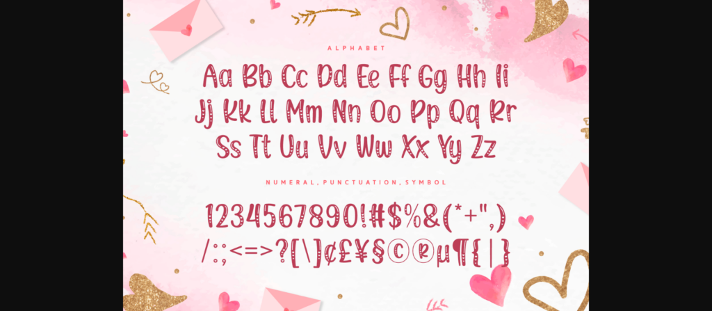 Bright Heart Font  Font Poster 7