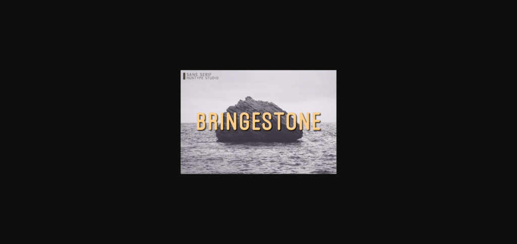 Bringestone Font Poster 3