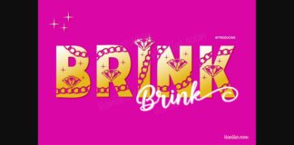 Brink Brink Font Poster 1