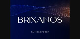 Brixanos Font Poster 1