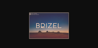 Brizel Font Poster 1