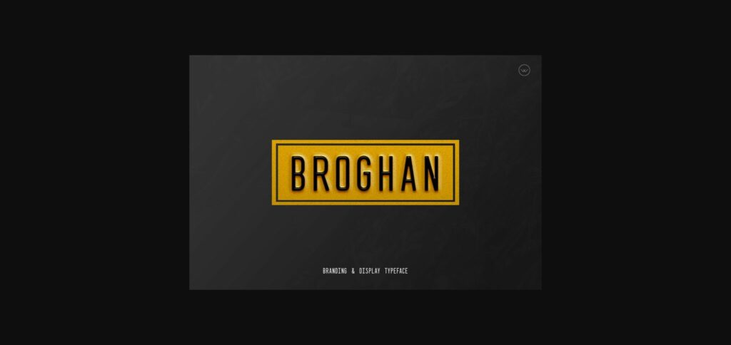 Broghan Font Poster 4