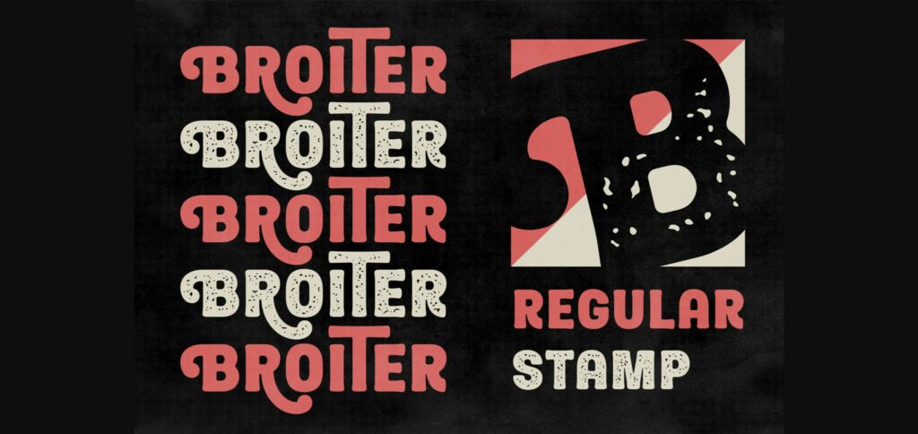 Broiter Font Poster 5