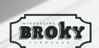 Broky Fonts