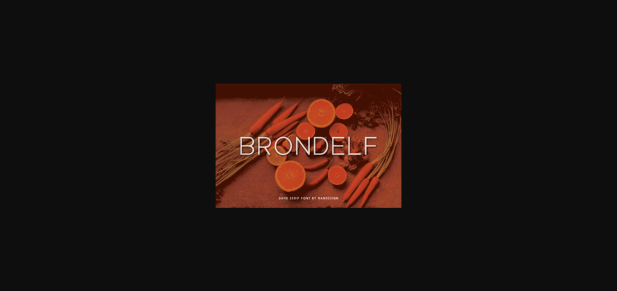 Brondelf Font Poster 3