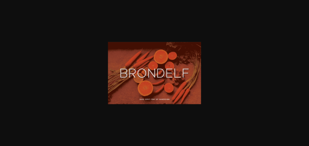 Brondelf Font Poster 1