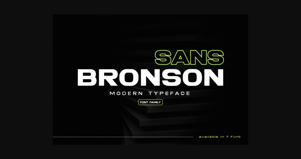 Bronson Font Poster 3