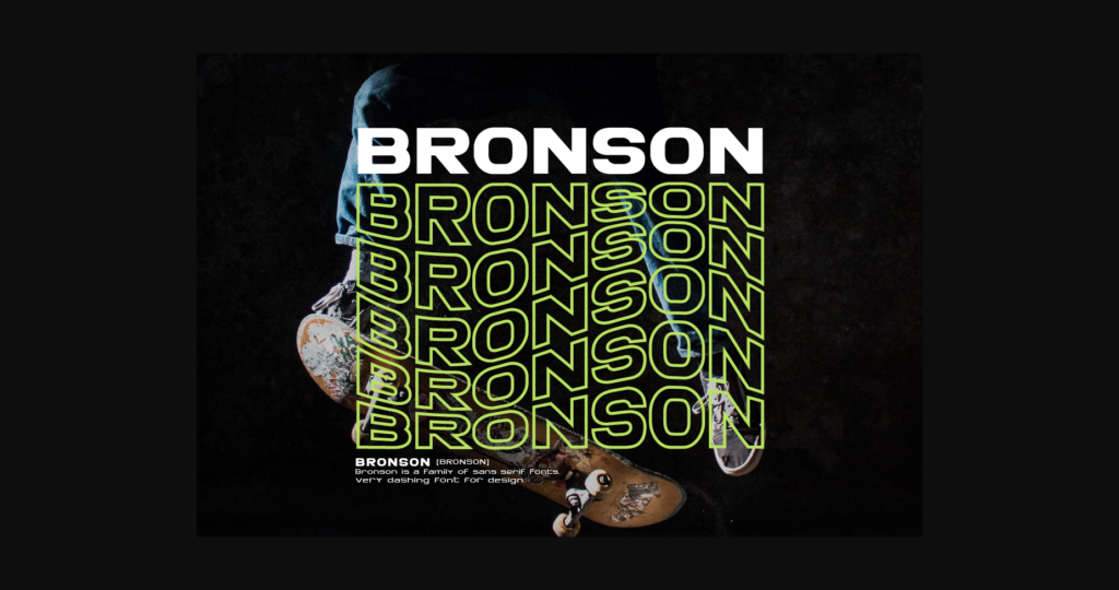 Bronson Font Poster 8