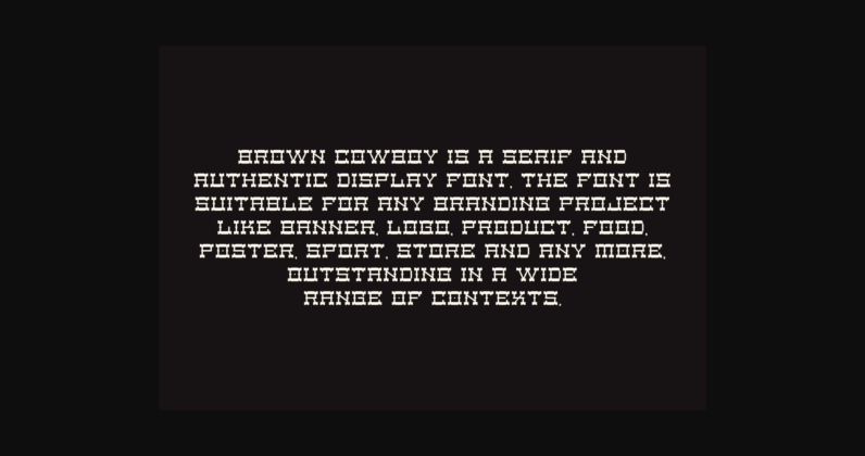 Brown Cowboy Poster 7