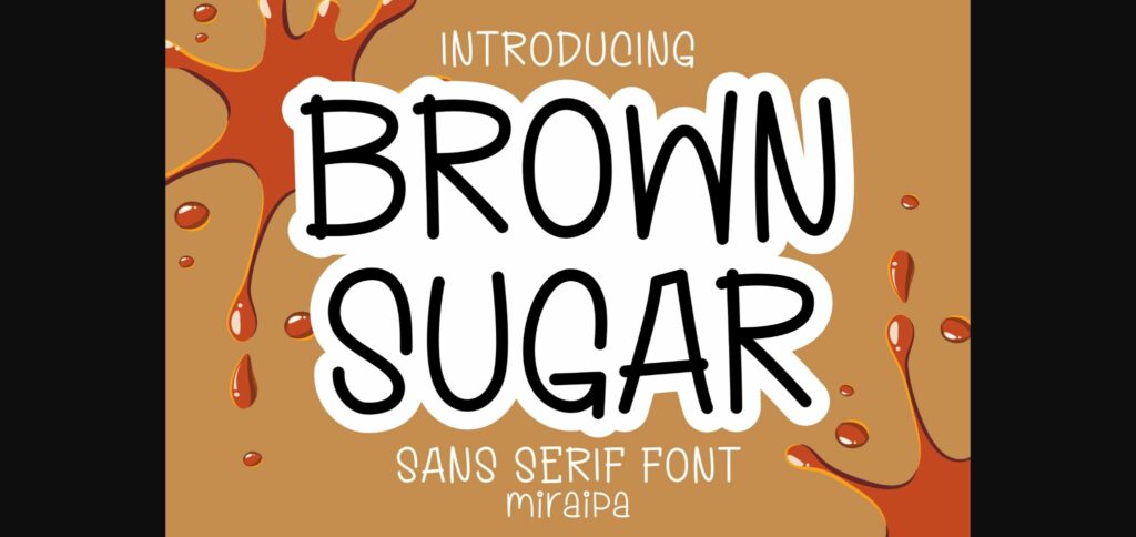 Brown Sugar Font Poster 3