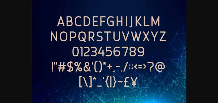 Browncode Bold Font Poster 4