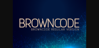 Browncode Font Poster 1