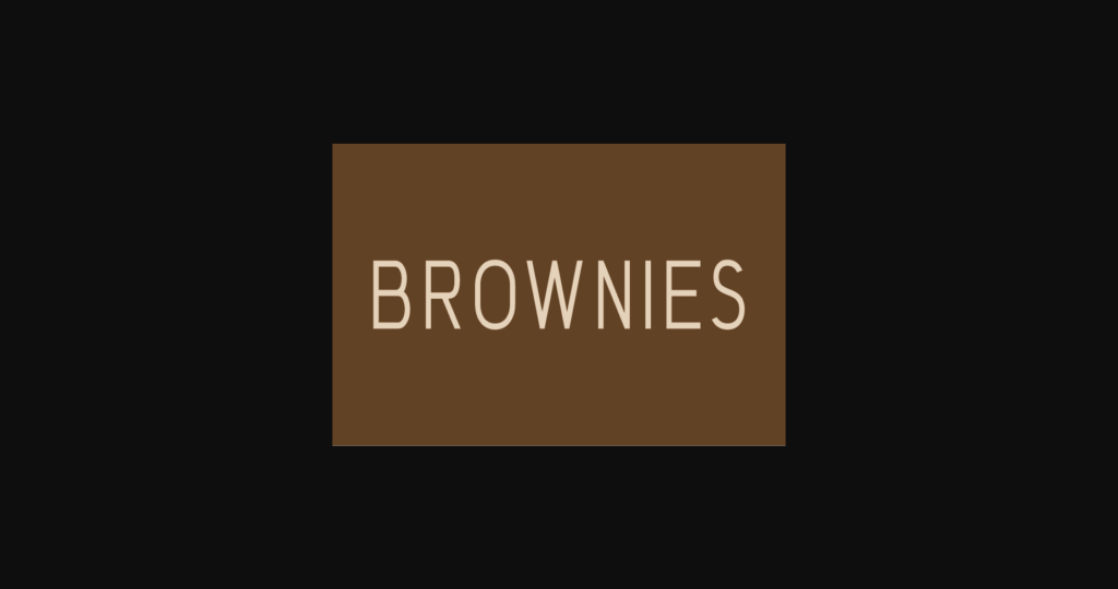 Brownies Font Poster 1