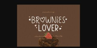 Brownies Lover Font Poster 1