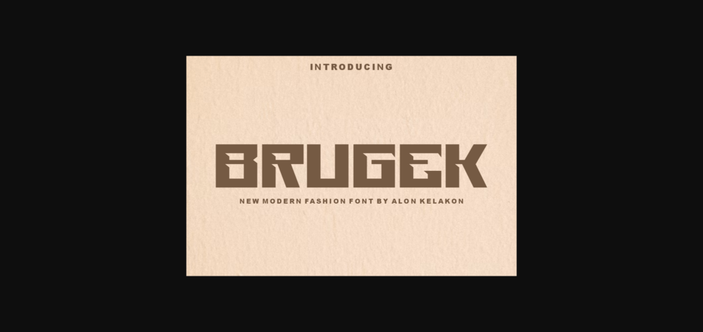 Brugek Font Poster 3