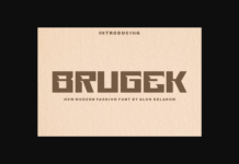 Brugek Font Poster 1