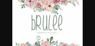 Brulee Font Poster 1