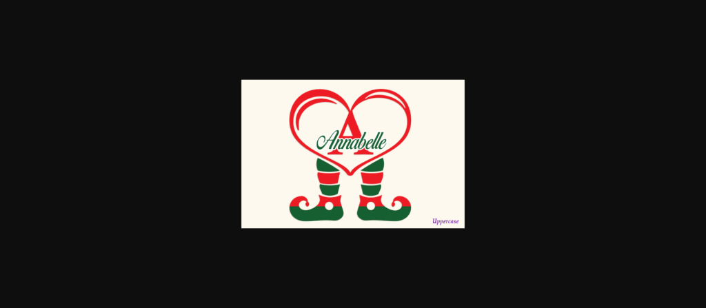 Brutus Elf Leg Monogram Font Poster 4