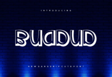 Buadud Font Poster 1