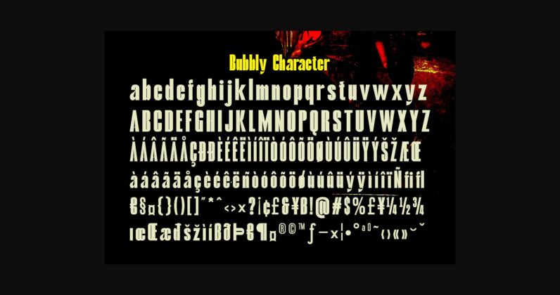 Bubbly Font Poster 10