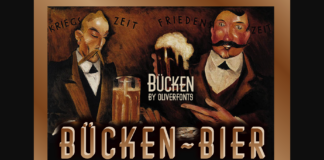 Bucken Font Poster 1